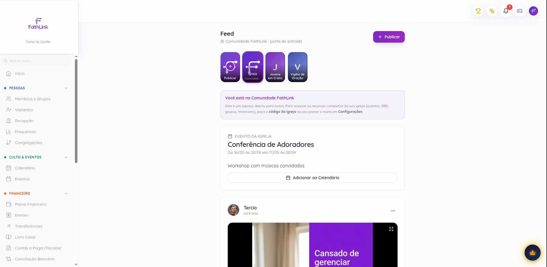 Feed admin
